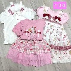 クーラクール　パフェ　トップス　スカート　ワンピース　まとめ　１００