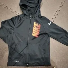 Nike DRI-FIT パーカー キッズS 黒