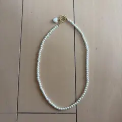 ネックレス パール風 ハートモチーフのサムネイル