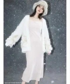 美品 SNIDEL キャミワンピース ピンク ベロア ワンピース スナイデル