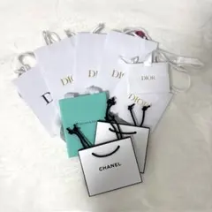 Dior、Chanel、Tiffany & Co. ショップ袋等、9点セット