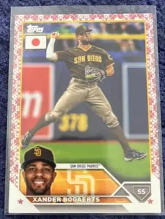 Topps Xander Bogaerts 桜パラレル 99枚限定カード