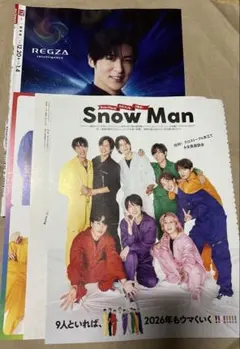 週刊TVガイド　SnowMan 特集ページ＋裏表紙