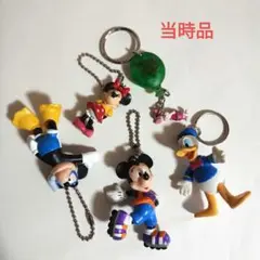 平成レトロ　　ミッキーマウス＆ミニーマウス　マスコットキーホルダーまとめ売り