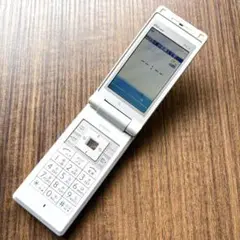 【中古】au KYOCERA WIN W61K グリマーホワイト