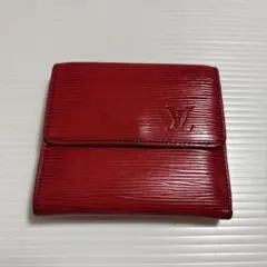 Louis Vuitton エピレザー 三つ折り財布 赤