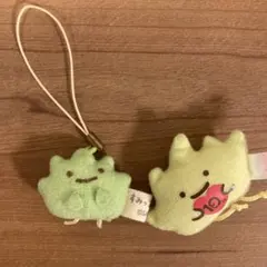 すみっコぐらし ストラップ ざっそう　ストラップとマスコット