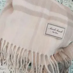 ミッシュマッシュ　マフラー　淡色系