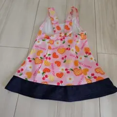 フルーツ柄 女の子用ワンピース水着 110cm