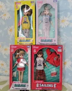 リカちゃんくじ SAILORS リカちゃん人形４種セット