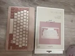 ３コインズ　ワイヤレスキーボード ピンク 本体のサムネイル