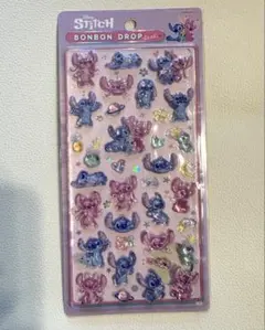 新品未開封　スティッチ ボンボンドロップシール　スティッチ&エンジェル