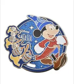 ミッキー＆ホウキ ピンバッジ ムーブ Disney FANTASIA 85TH