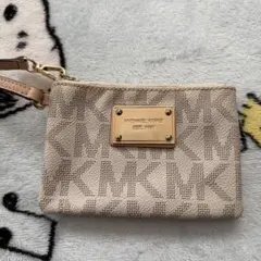 MICHAEL KORS ベージュ コインケース