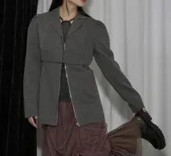 Lady modeレイヤードジップジャケット