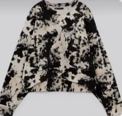 完売商品！ZARA タイダイクロップドスエット