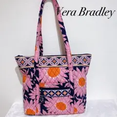 Vera Bradley 花柄 キルティング トートバッグ 大容量のサムネイル