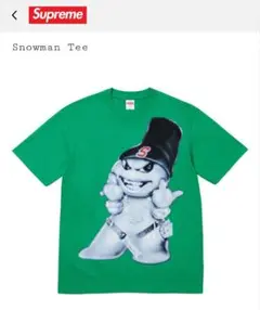 シュプリームSnowman Tee カラー：Green サイズ：Large新品