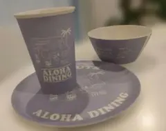 PEANUTS Aloha Dining セット パープル