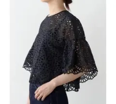 IENA イエナ　カットワークレース　ブラウス