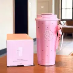 中国限定　スターバックス　ステンレスタンブラー　ライン　バレンタイン　チャーム