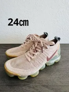 ナイキ　レディース　エアヴェイパーマックス　フライニット　ピンク　24㎝