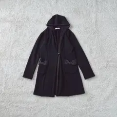 新品タグGALLERY VISCONTI ノーカラーコート 異素材リボンパール3 楽天市場】【アウトレット】【返品不可】ノーカラーコート