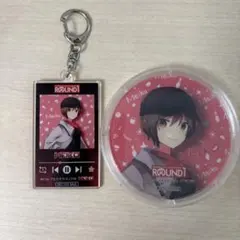 MEIKO アクリルコースター　アクリルキーホルダー　2点セット　ラウンドワン
