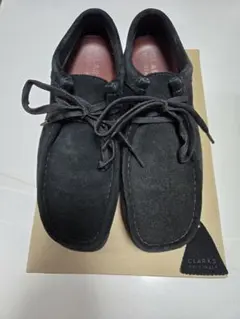 【極美品】Clarks ワラビー GORE-TEX 黒 UK6.5 付属品完備