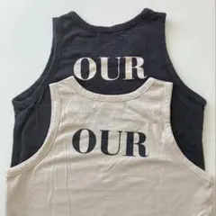 新品　OUR タンクトップ 2枚セット