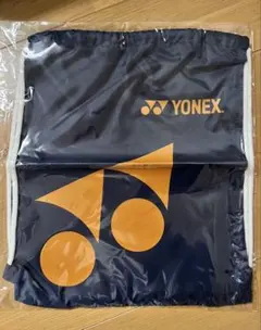 【新品】YONEX シューズケース　ネイビー /オレンジ