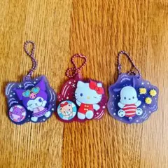 【新品未使用】サンリオ ぷっくりラバーマスコット クロミ キティ ポチャッコ