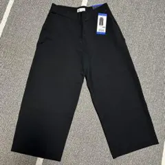 【新品タグ付】コストコ クロップドパンツ 黒 Lのサムネイル