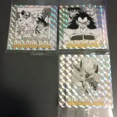 ドラゴンボール 40周年記念 ウエハース ホログラムシール 3枚セット