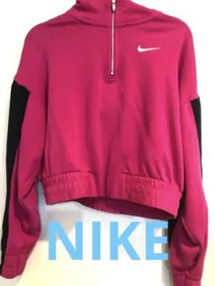 ★Nike ハーフジップパーカー S ピンク