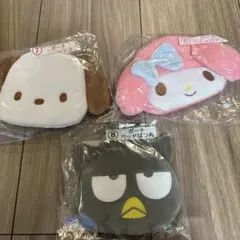 サンリオ一番くじ　バツ丸、マイメロ、ポチャッコポーチ
