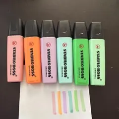 STABILO BOSS ORIGINAL 蛍光ペン 6色セットのサムネイル