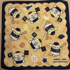 タイトーくじ 侍ジャパン サンリオ E賞 ハンドタオル ポムポムプリン
