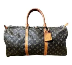 LOUIS VUITTON キーポル50モノグラムボストンバッグ旅行大容量メンズ