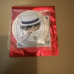 怪盗キッド　缶バッジ　レトロ　ミニキャラ　コナンカフェ