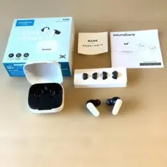 Anker ワイヤレスイヤホン ホワイト Bluetooth 中古 動作確認済みのサムネイル