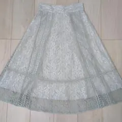 JILLSTUART ミモレ丈レースフレアスカートのサムネイル