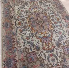 Y3066 ペルシャ絨毯 タブリーズ 工房サイン ウール 手織 152×96㎝