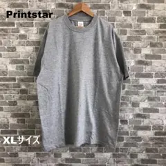 Printstar プリントスター Tシャツ 半袖 無地 グレー XLサイズ