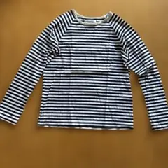 Charpentier de Vaisseau ストライプ長袖Tシャツ