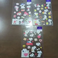 Hallmark PEANUTS ステッカー 3枚セット