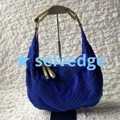 selvedge セルヴィッジ ワンショルダーバッグ ゴールドレザー 日本製のサムネイル