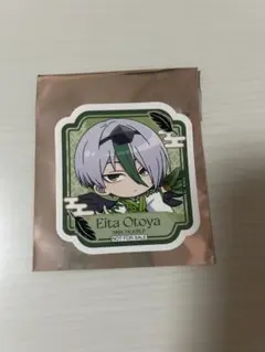 ブルーロック　スマイルベースカフェ　天狗茶寮　乙夜影汰　ステッカー