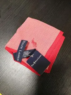 新品送料込！ラルフローレン ポロマーク刺繍 スカーフ