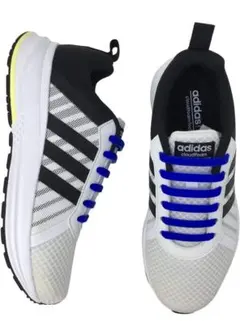 ゴム製結ばない靴紐 スニーカー 伸びる靴紐 ほどけない 簡単取り付け